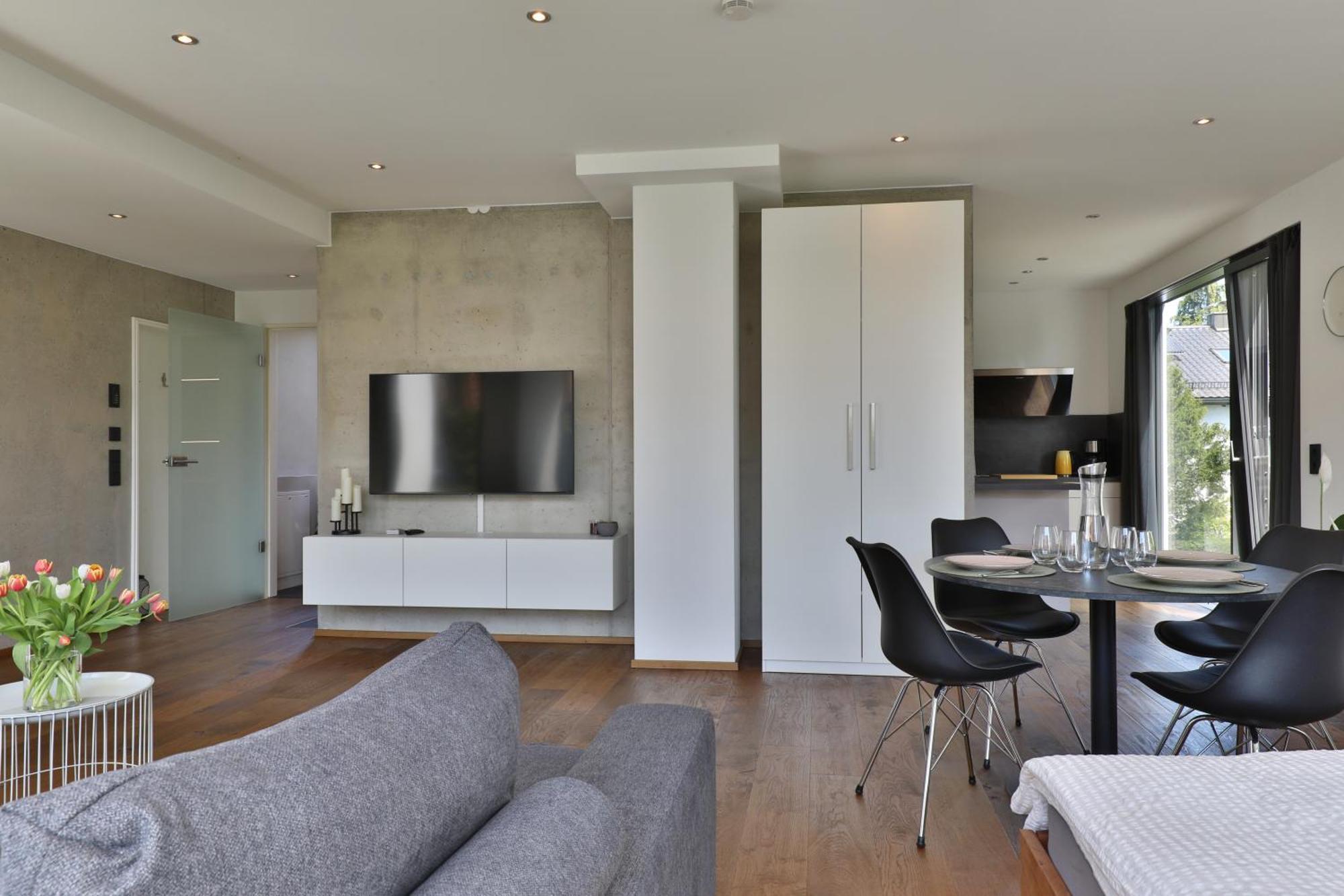 Moderne Studio-Wohnung Gersthofen Esterno foto